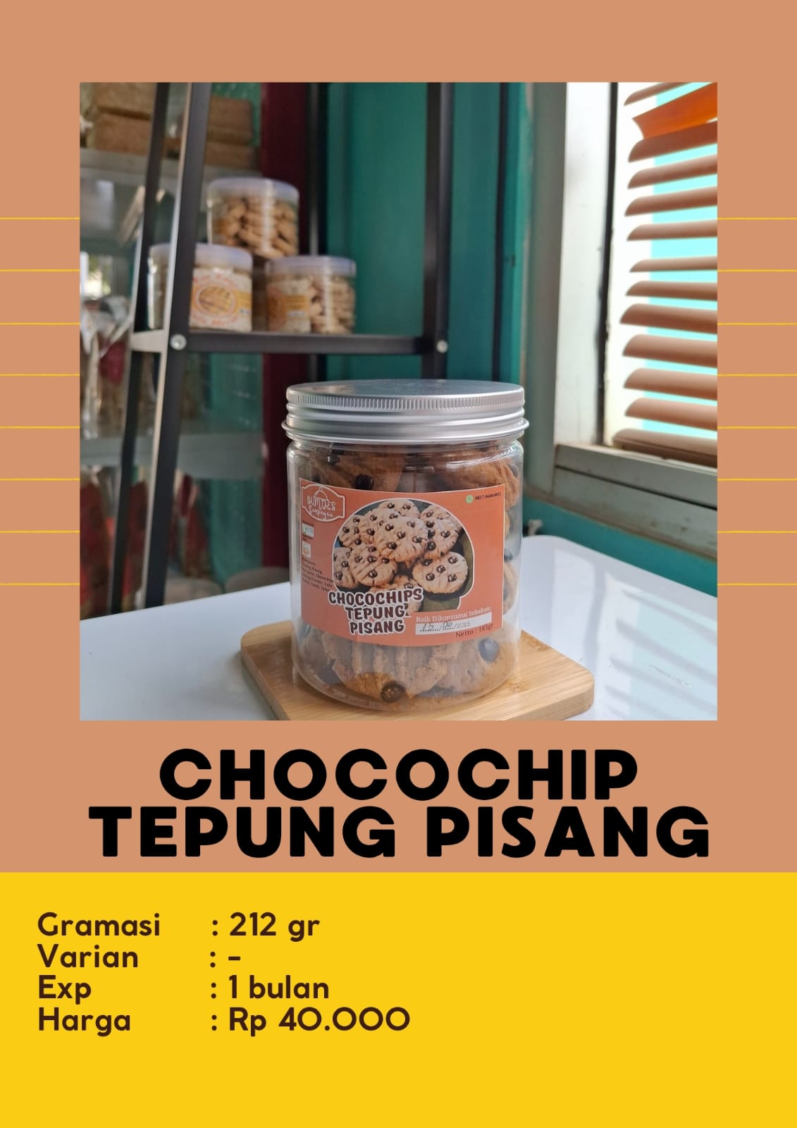 Chocochip Tepung Pisang
