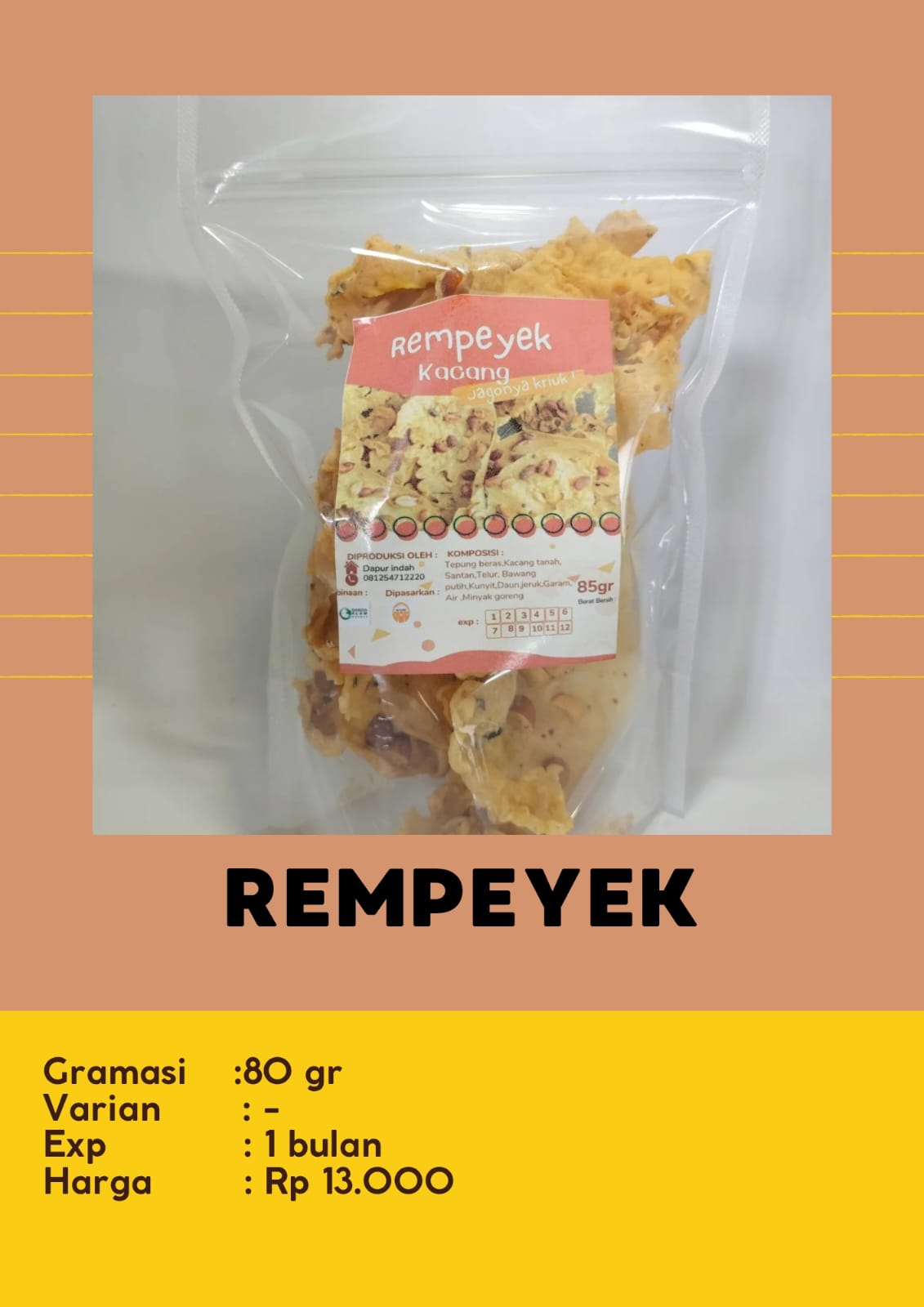 Rempeyek Kacang